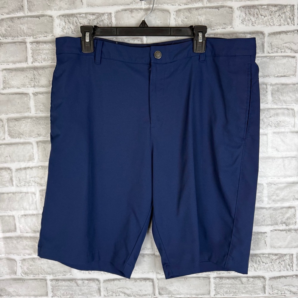 Puma Golf Shorts Mens 38 x 10 Navy Blue Performance Technical Athletic Casual